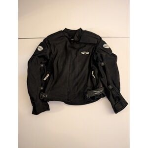 Joe Rocket Men Large Ballistic Series Mens Mesh Armored Motorcycle Jacket Black